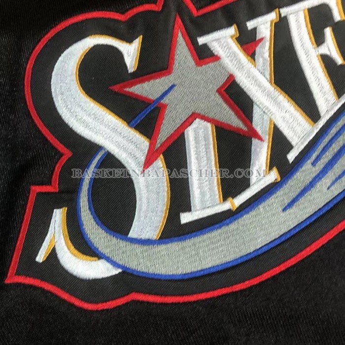 Maillot Philadelphia 76ers Allen Iverson Mitchell & Ness 1997-98 Noir